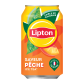 LIPTON® ICE TEA PÊCHE SANS SUCRES - CANETTE FAT 33 CL / 24