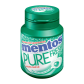 MENTOS PURE FRESH CHEWING GUM SANS SUCRES CŒUR CHLOROPHYLLE MENTOS BOITE PLASTIQUE 60G /6