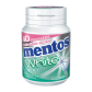 MENTOS WHITE CHEWING GUM SANS SUCRES MENTHE VERTE MENTOS BOITE PLASTIQUE 60G /6