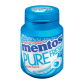 MENTOS PURE FRESH CHEWING GUM SANS SUCRES CŒUR MENTHE MENTOS BOITE PLASTIQUE 60G /6