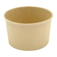 POT À GLACE KRAFT BRUN 6OZ - 95X80X50 MM - 18 CL