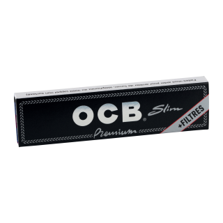 PAPIER CIGARETTE PREMIUM SLIM & FILTRE CARTON OCB / 32