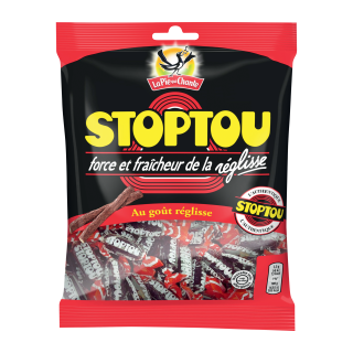 BONBON STOPTOU REGLISSE LA PIE QUI CHANTE SACHET 165G/12