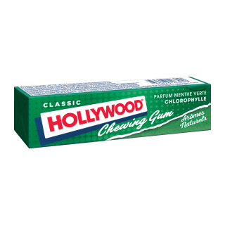 HOLLYWOOD CHEWING GUM SANS SUCRES CLASSIC CHLOROPHYLLE HOLLYWOOD ETUI 31G /20