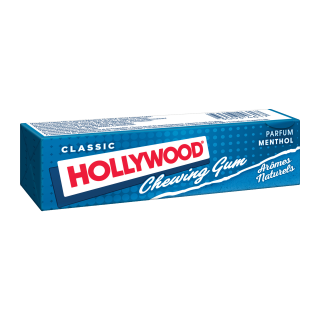 HOLLYWOOD CHEWING GUM SANS SUCRES CLASSIC  MENTHOL HOLLYWOOD ETUI 31G /20