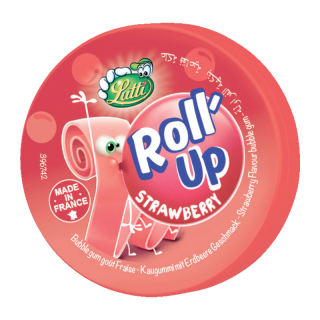 BONBON ROLL UP FRAISE LUTTI SACHET 29G/24