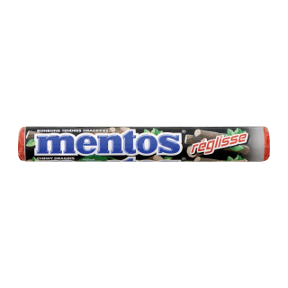 MENTOS BONBONS GOUT REGLISSE MENTOS ETUI 38G /40