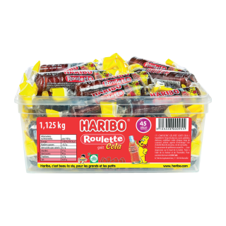 BONBON ROULETTE COLA HARIBO TUBO /45 