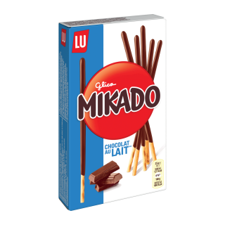 MIKADO BISCUITS NAPPÉS DE CHOCOLAT AU LAIT LU ETUI 75G / 24