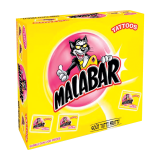 BONBON MALABAR TUTTI BOITE CARTON /200