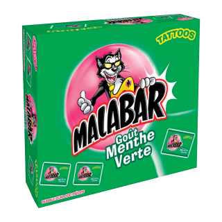 BONBON MENTHE VERTE MALABAR  BOITE CARTON /200