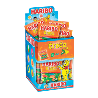 BONBON CROCO HARIBO SACHET  40G/30 