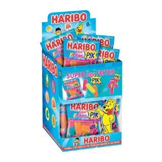 BONBON MINI FRITES PIK HARIBO SACHET 40G /30