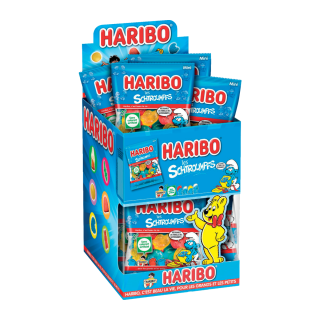 BONBON SCHTROUMPF HARIBO SACHET 40G/30