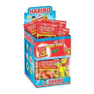 BONBON HAPPY COLA HARIBO SACHET 40G/30