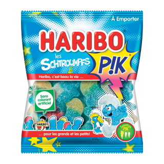 BONBON SCHTROUMPF PIK HARIBO SACHET 120G /30