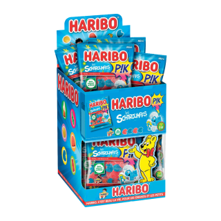 BONBON GELIFIES SCHTROUMPFS PIK HARIBO SACHET 40G/30