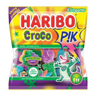 BONBON CROCO PIK HARIBO SACHET 120G /30