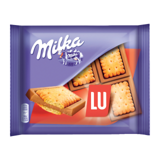 MILKA POCKET CHOCOLAT AU LAIT ET BISCUIT LU ETUI 35G /20