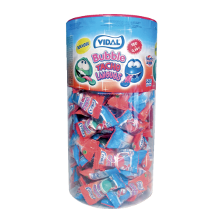 BUBBLE GUM TACHE LANGUE VIDAL TUBO X150