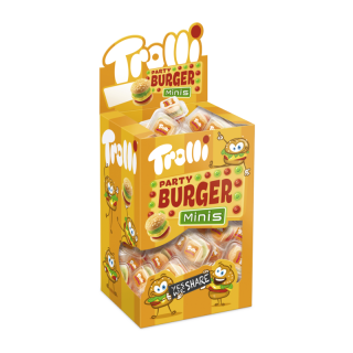 CONFISERIE BURGERS DE COMPTOIR TROLLI X80 TUBO 800G