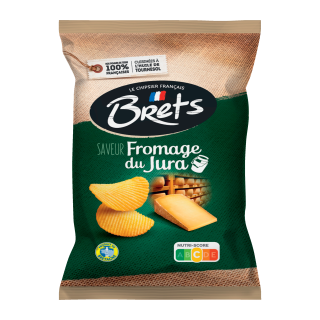 CHIPS FROMAGE DU JURA BRETS SACHET 125G / 10