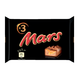 MARS TRIPACK BARRE CHOCO 135G/34