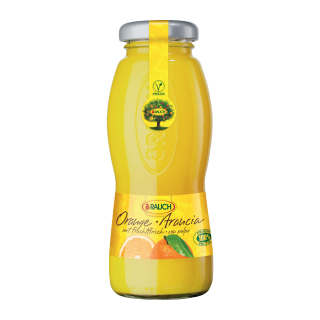 RAUCH ORANGE PULPE PUR JUS - BOUTEILLE VERRE PERDU 20 CL / 24