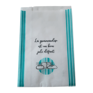 SAC PAIN PARAF BLEU 23x10x35CM ROND/1000