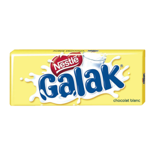 GALAK CHOCOLAT BLANC GALAK TABLETTE 100G /20