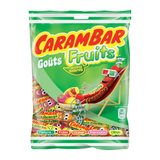 BONBON FRUITS CARAMBAR SACHET 130G/24