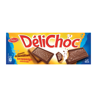 DELICHOC BISCUITS AU CHOCOLAT AU LAIT DELICHOC 150G /12