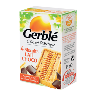 BISCUIT LAIT CHOCOLAT GERBLÉ FORMAT POCKET 46G /18