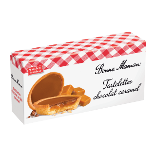 TARTE CHOCOLAT CARAMEL BONNE MAMAN ETUI 135 G / 12