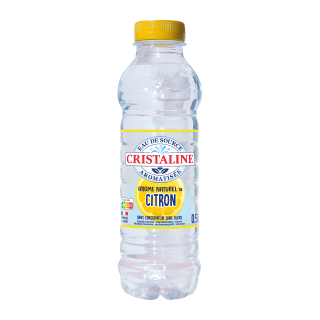 EAU CRISTALINE AROMATISEE CITRON BOUTEILLE 50 CL / 24