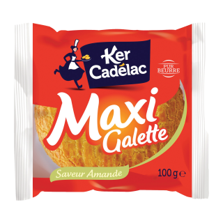 MAXI GALETTE SAVEUR AMANDE KER CADELAC SACHET 100 G / 24