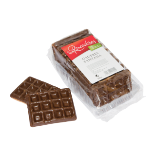 GAUFRES FANTASIA VANILLE AVEC UN NAPPAGE CACAO (1 FACE) LES RENARDISES 9 PIECES SACHET 300 G / 12