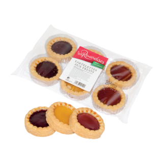 TARTELETTES AUX FRUITS LES RENARDISES BARQUETTE 300 G / 12