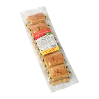 PAINS AU CHOCOLAT LES RENARDISES 8 + 4 OFFERTS EMBALLAGES INDIVIDUELS SACHET 540 G / 7