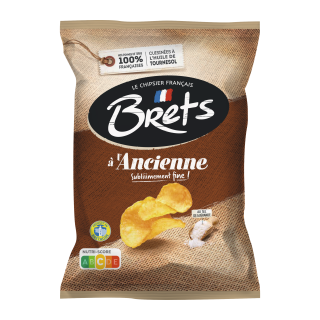 CHIPS A L'ANCIENNE SEL DE GUERANDE BRETS SACHET 125G / 10