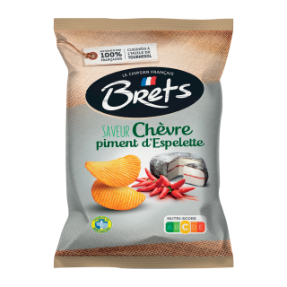 CHIPS  CHEVRE PIMENT D'ESPELETTE BRETS SACHET 125G / 10