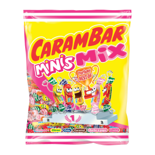 BONBON MINIS MIX  CARAMBAR SACHET 110G/24