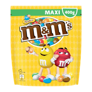 M&M'S CHOCO PEANUT POCHON 400G/18