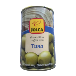 OLIVES FARCIES THON JOLCA BOITE METAL 300 G / 12