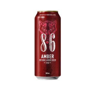 BIERE 8.6 AMBER 7.9° CANETTE 50 CL / 12