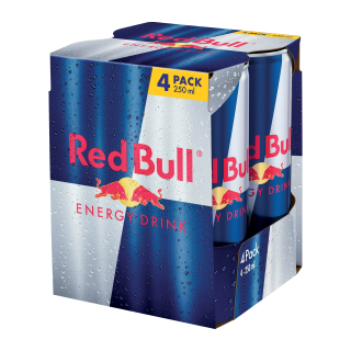 RED BULL ENERGY DRINK CANETTE 25CL PACK DE 4 / 6