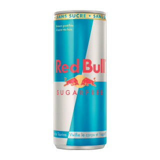 RED BULL SUGAR FREE CANETTE 25 CL / 24