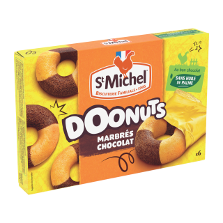 DOONUTS MARBRE CHOCOLAT ST MICHEL ETUI 180 G / 9