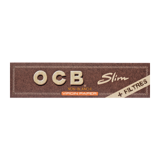 PAPIER CIGARETTE VIRGIN SLIM & FILTRE COURT OCB / 32