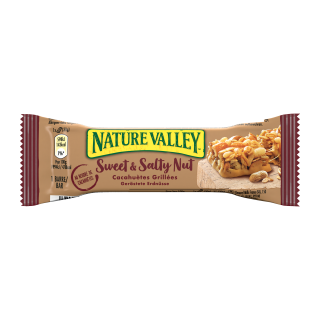 SWEET & SALTY NUTS CACAHUETES GRILLES NATURE VALLEY BARRE 30G /18